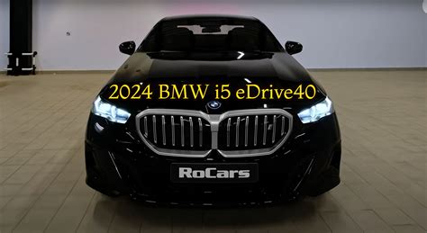 2024 BMW i5 eDrive40 Looks Eerily Sinister in Black, Flaunts Grown-Up ...