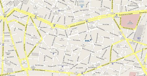 Plan des rues de Paris » Voyage - Carte - Plan