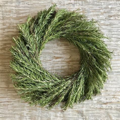 Fresh Rosemary Wreath | Diy christmas garland, Wreaths, Christmas ...