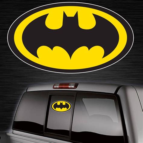 10 Batman logo decal sticker digitally printed die cut | Etsy