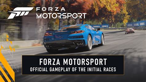 Forza Motorsport – Official Gameplay of the Initial Races - YouTube