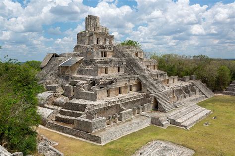 Main temple at Edzna, Campeche | Campeche, Archaeological site, Mayan ruins