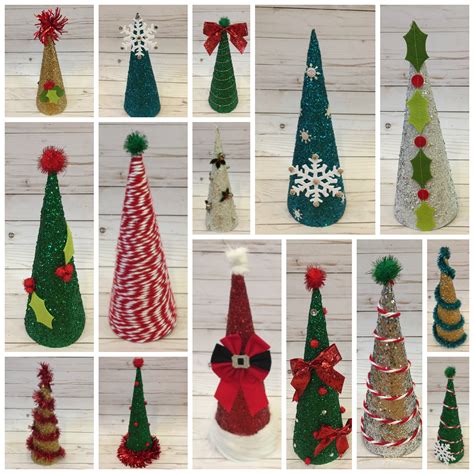 15 Cone Christmas Tree Designs to Make - Handmade Happy Hour