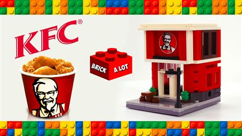 Lego City KFC Fast Food Mini Modular Building Unofficial Set - Speed ...