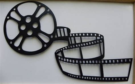 Movie Reel Metal Wall Art Home Theater Decor by sayitallonthewall