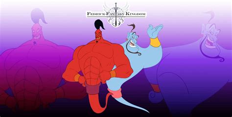 Jafar and the Genie from Aladdin in contrast - Fedrick Fantasy Kingdom