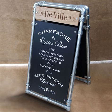 Metal A frame sign with blackboard | A frame signs, Shop signs ...