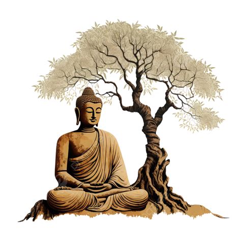 Buddha Under Tree, Lord Buddha Meditation, Buddha, Buddhism PNG ...