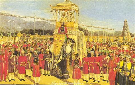 Dasara Procession and Torch Light Parade during the reign of the Wodeyars