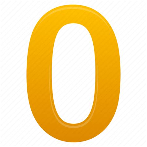 Education, math, mathematics, number, numbers, yellow, zero icon