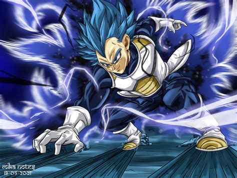 ArtStation - Vegeta super saiyan blue