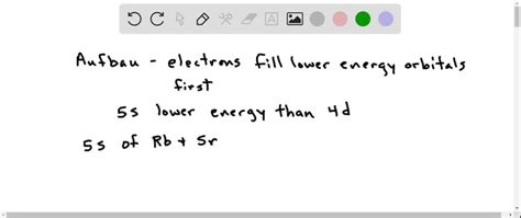 Would you expect the valence electrons of rubidium and strontium to ...