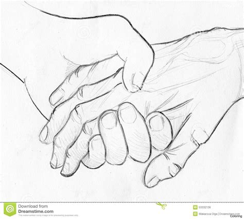 Couple Holding Hands Drawing at GetDrawings | Free download