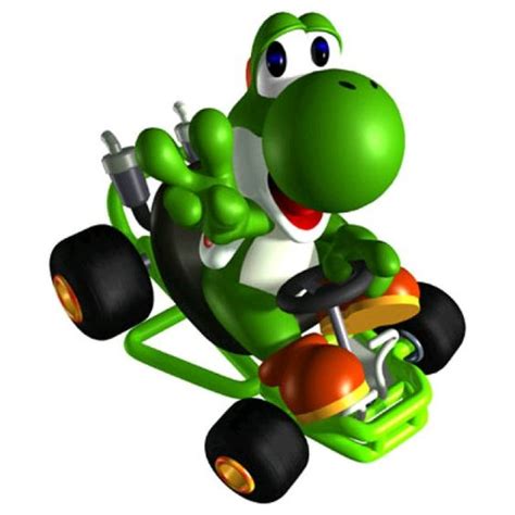 Yoshi Mario Kart - ClipArt Best