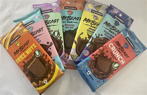 Buy Feastables Mr Beast Chocolate Bars Sampler Pack – NEW Deez Nuts ...