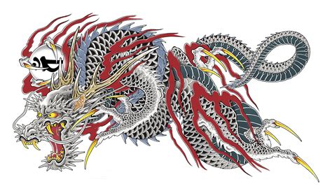 Yakuza Dragon Drawing