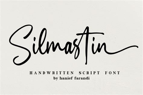 Silmastin Handwritten Script Font - Download Fonts