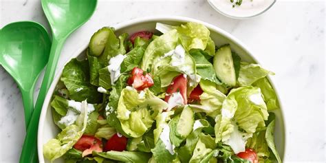 Salad with Creamy Ranch Dressing Recipe