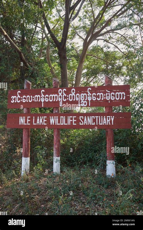 Inle Lake Wildlife Sanctuary Myanmar Stock Photo - Alamy