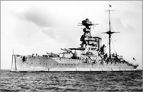 Battleship HMS Warspite. Prior to her 1934 modernization. | Battleship ...