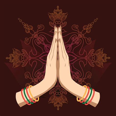 Indian Namaste Vector Art, Icons, and Graphics for Free Download