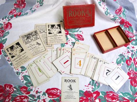 Antique Rook Card Game Rook Vintage Game Antique Card Game | Etsy ...