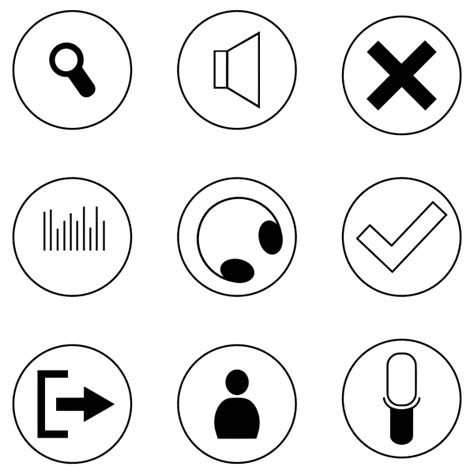 Simple Icons Set | Free SVG