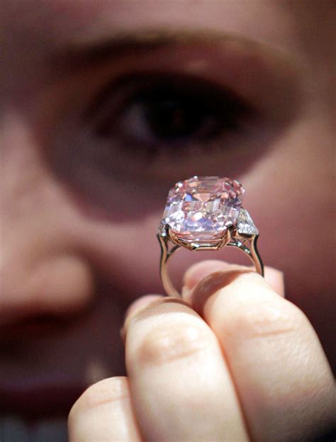 The Graff Pink | The 24-carat pink diamond was purchased by Laurence ...