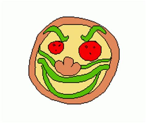 an image of a smiling face made out of peas and tomatoes on top of a pizza