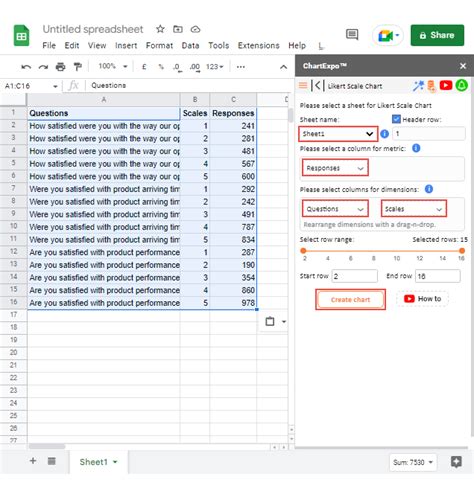 How to Present Likert Scale Data in Excel and Google Sheets?