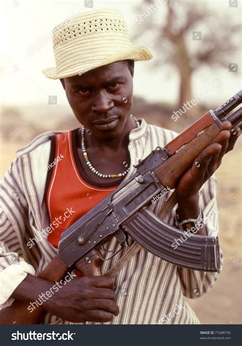 Nuba Mountains, Sudan - January 13: A Member Of The Sudanese Nuba Holds ...