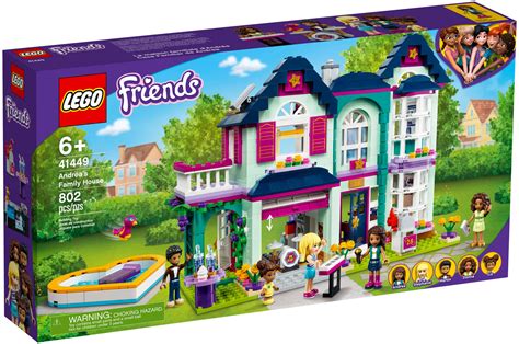 LEGO Friends 41449 pas cher, La maison familiale d'Andréa