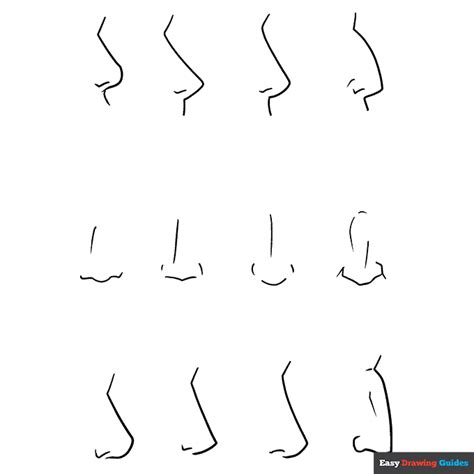 How to Draw an Anime Nose - Easy Step by Step Tutorial