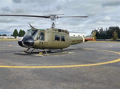 Bell UH-1H Helicopter Used by the U.S. in Vietnam Ready for Action ...