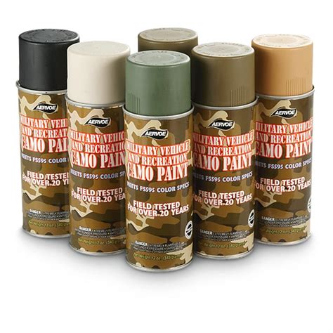 6-can Camo Spray Paint Kit - 597390, Garage & Tool Accessories at ...