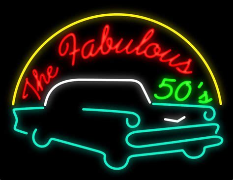 The Fabulous 50S Neon Sign-Neon Signs-Retro Neon Signs