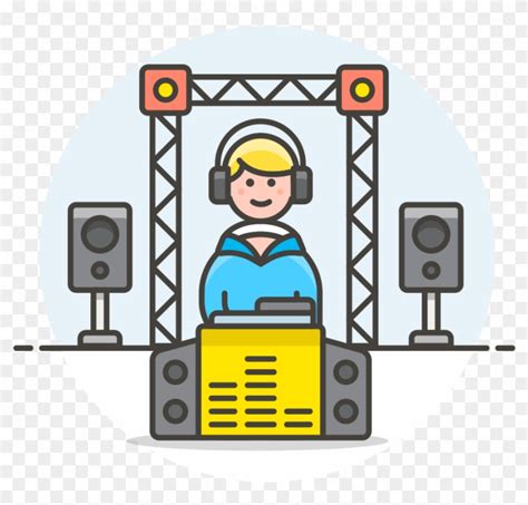 Dj Booth Icon - Cartoon, HD Png Download - 1024x1024(#1621822) - PngFind