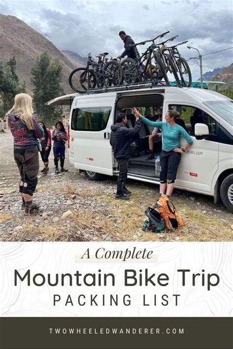 Complete mountain bike trip packing list for 2022 | Bike trips ...