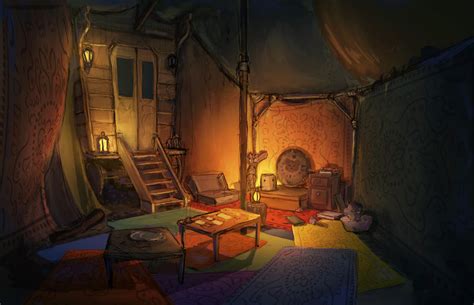 Tent Interior by ShaggyHandlz on DeviantArt