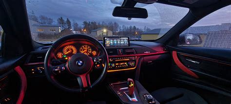 Finally got a nice evening picture of my F30 interior : r/BMW