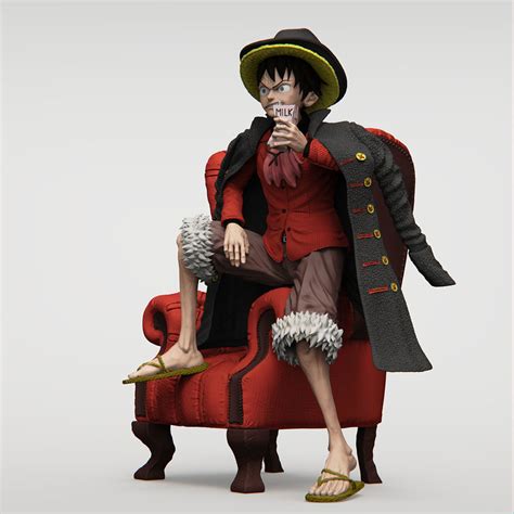 STL file Luffy Mafia-one piece・3D printable model to download・Cults