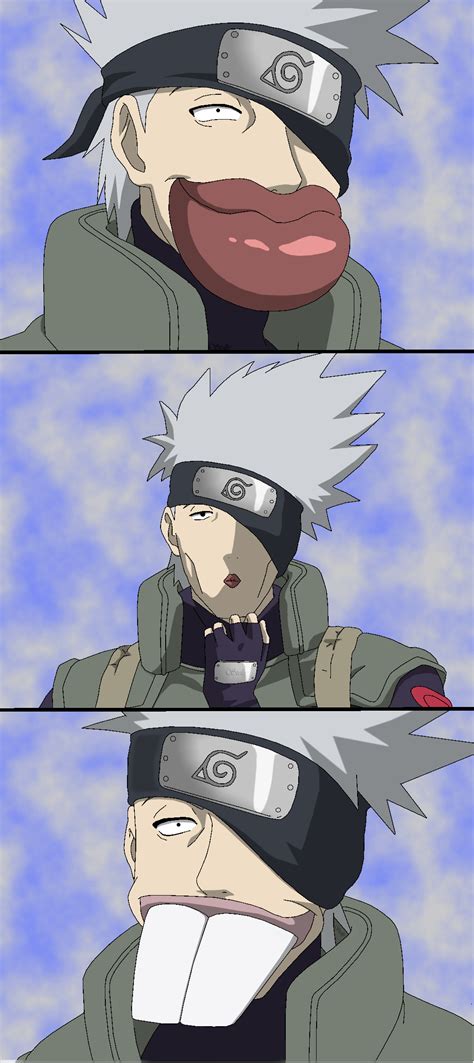 Wait a minute....WE DIDN'T EVEN GET TO SE KAKASHI'S FACE!!!! Also ...