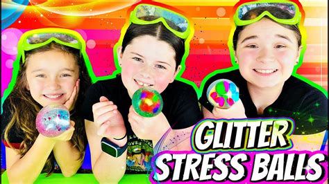 DIY Glitter Squishy Balls!! How to Make CLEAR Stress Balls! - YouTube