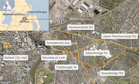 East Belfast Area Map | Belfast city, Belfast northern ireland, Belfast map