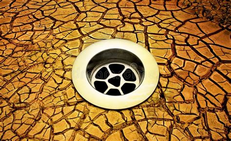 Cracked Earth Climate Change Drain Royalty Free Stock Photos - Image ...