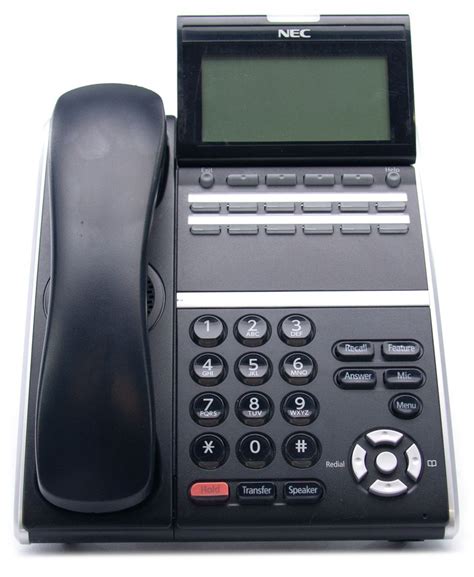 NEC DT800 Series ITZ-12DG-3 (BK) 12-Button IP Phone - Grade A