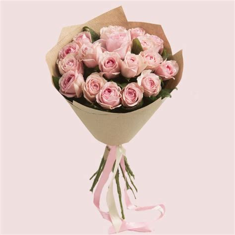 Fruity Gift: Pink Roses Bouquet | Mother's Day Roses | Fresh Flowers