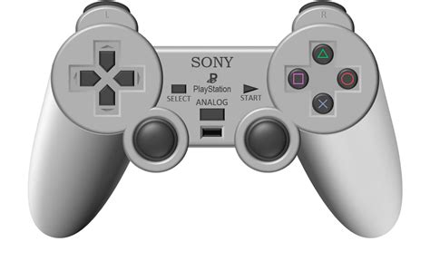 PlayStation DualShock 1 controller by Tangentg on DeviantArt