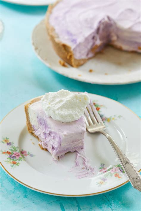 The Creamiest No-Bake Ube Cheesecake | Bigger Bolder Baking