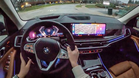 The New 2023 BMW X7 xDrive40i POV Night Drive - YouTube